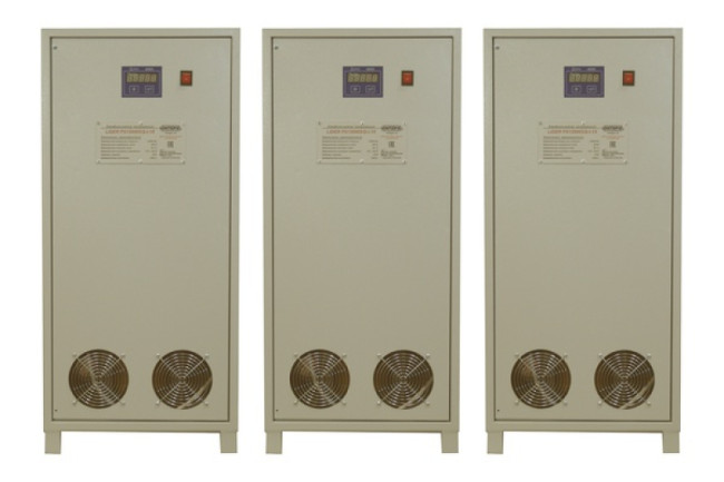 Трехфазный комплект LiDER PS90W-30 90кВА стабилизатор напряжения