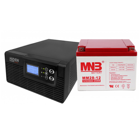 Комплект ИБП Hiden Control HPS20-0312 + АКБ 28 Ач Комплект ИБП Hiden Control HPS20-0312 + АКБ 28 Ач