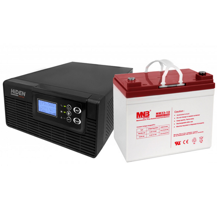 Комплект ИБП Hiden Control HPS20-0312 + АКБ 33 Ач Комплект ИБП Hiden Control HPS20-0312 + АКБ 33 Ач