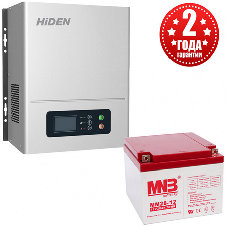 Комплект ИБП Hiden Control HPS20-612N + АКБ 28 Ач Комплект ИБП Hiden Control HPS20-612N + АКБ 28 Ач