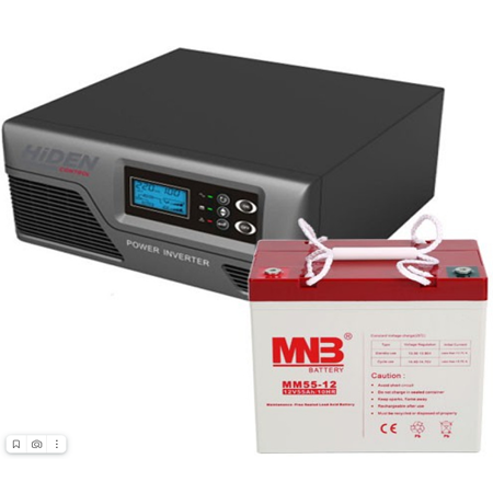 Комплект ИБП Hiden Control HPS20-0312 + АКБ 55 Ач Комплект ИБП Hiden Control HPS20-0312 + АКБ 55 Ач