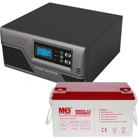 Комплект ИБП Hiden Control HPS20-0612 + АКБ 65 Ач