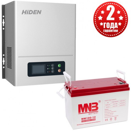 Комплект ИБП Hiden Control HPS20-612N + АКБ 100 Ач