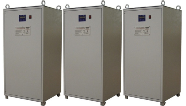 Трехфазный комплект LiDER PS100SQ-EV 100кВА стабилизатор напряжения Трехфазный комплект LiDER PS100SQ-EV 100кВА стабилизатор напряжения